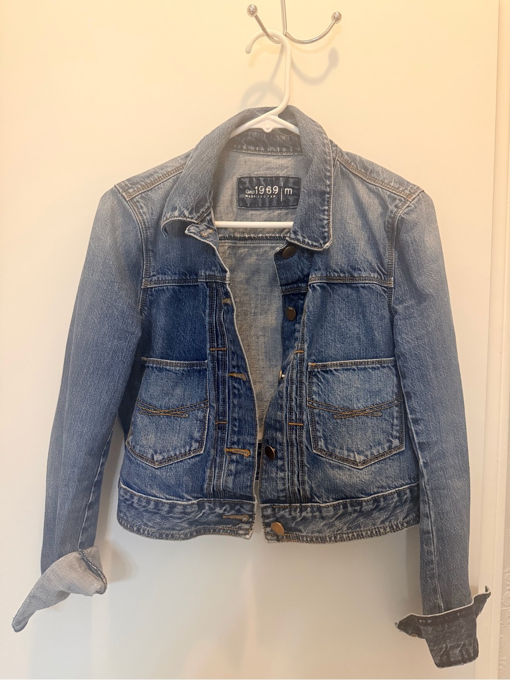GAP Medium Blue Denim Trucker Jacket